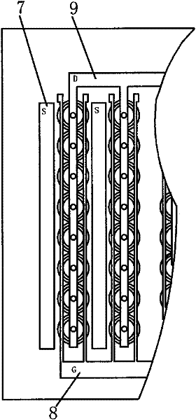 Point contact Laterally Diffused Metal Oxide Semiconductor (LDMOS) structure transistor unit