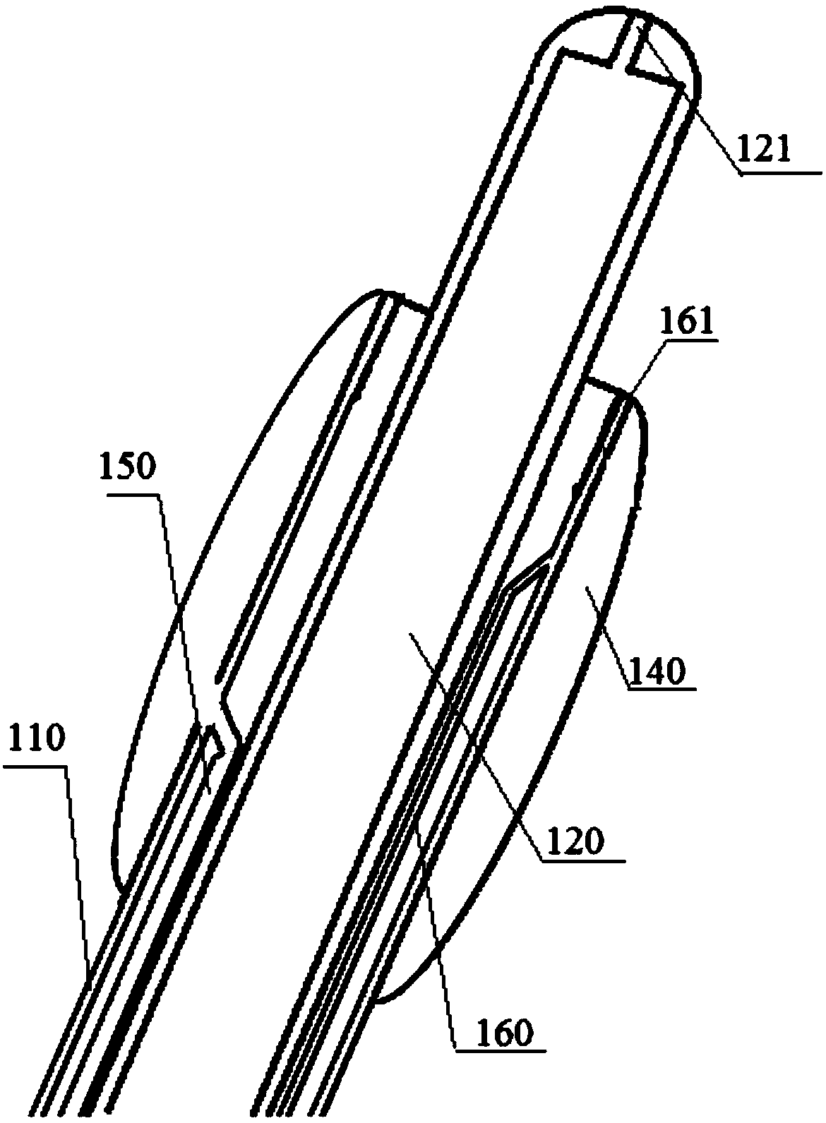 Catheter and male catheter