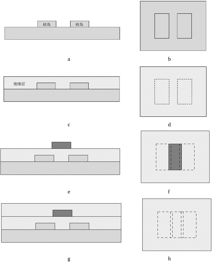 Monocrystalline silicon substrate TFT device