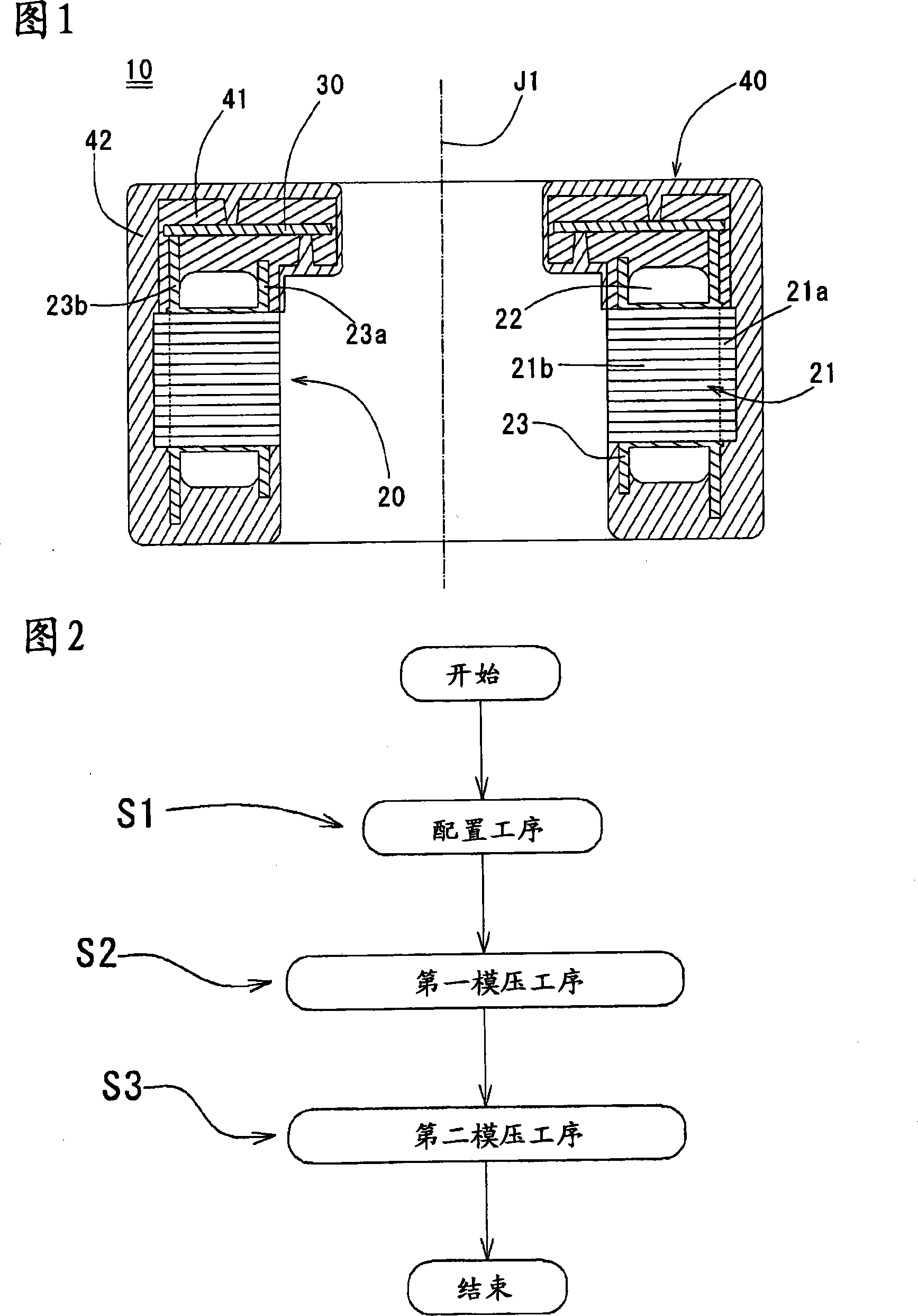 Rator unit, method for manufacturing the rator unit, motor and pump having the same