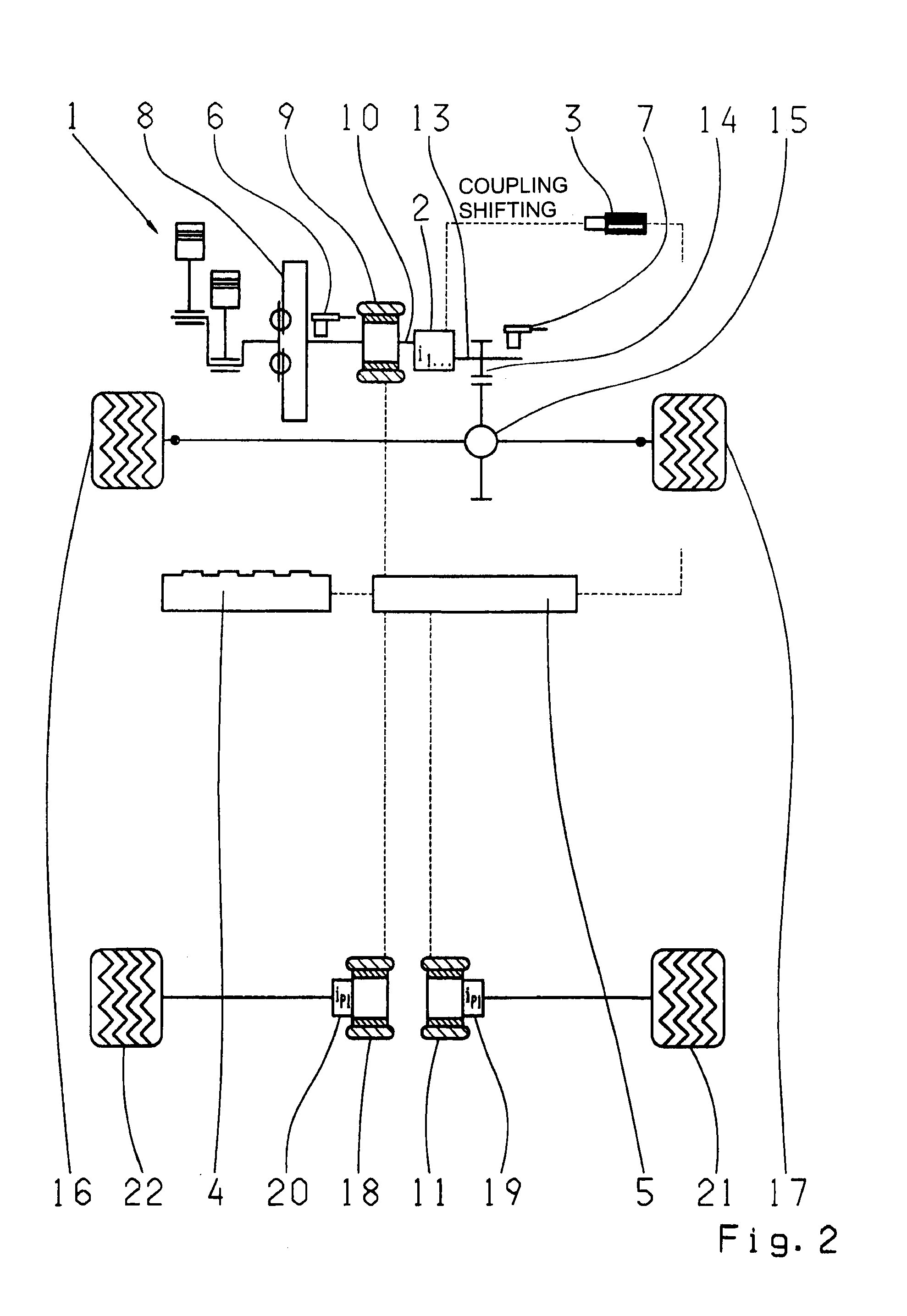 Hybrid drive train for a motor vehicle and method for operating the hybrid drive train