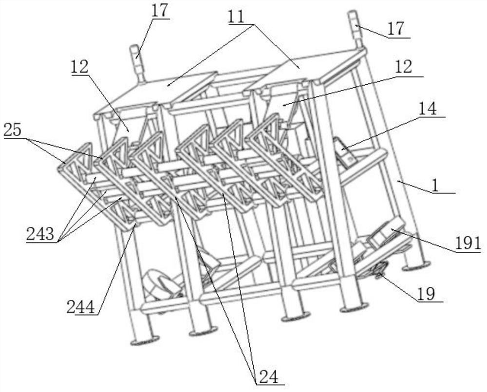 Schlieren instrument support system for wind tunnel test