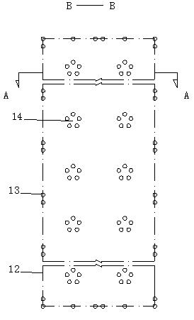 Multilayer blasting method for bundle holes