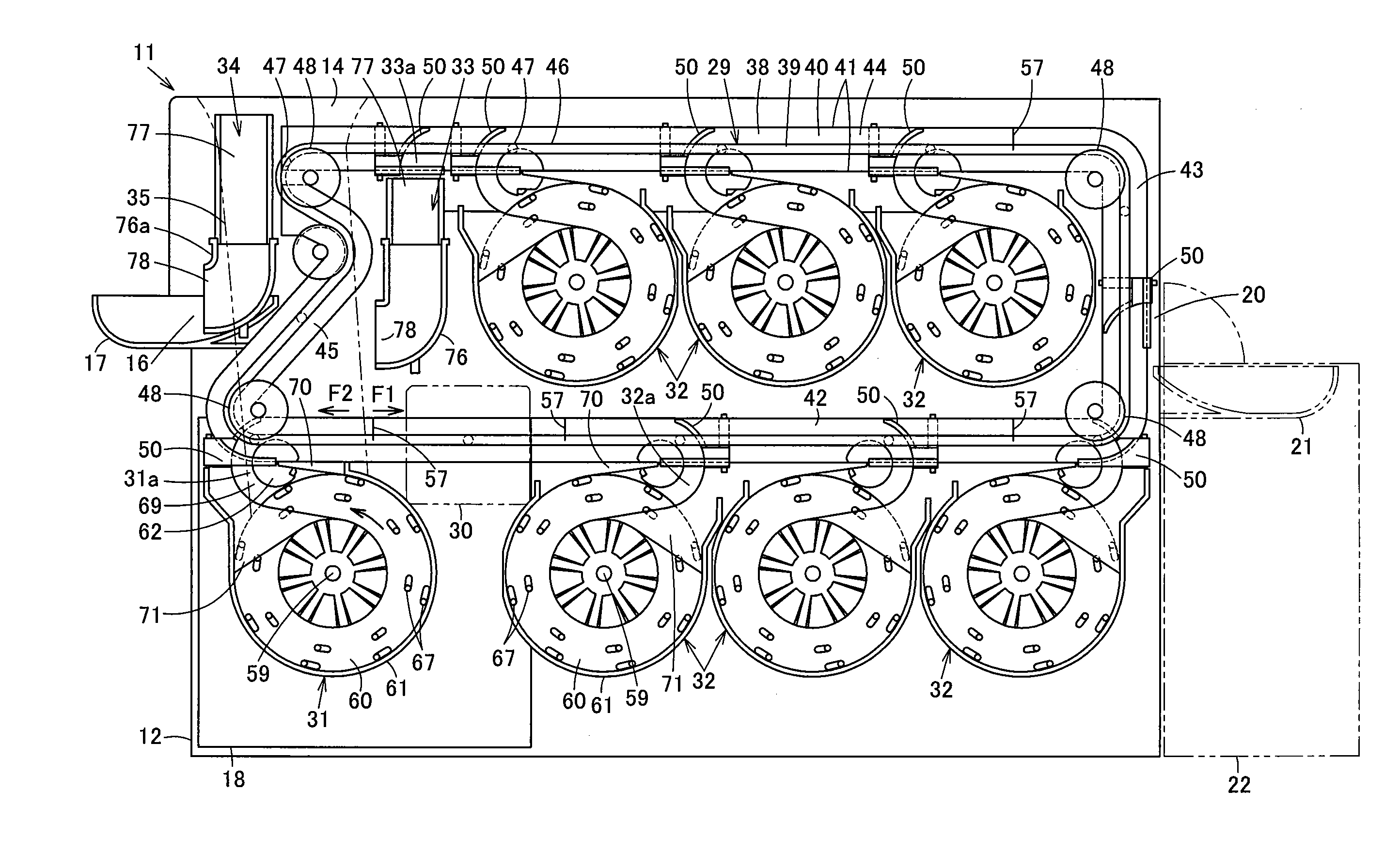 Coin depositing and dispensing machine