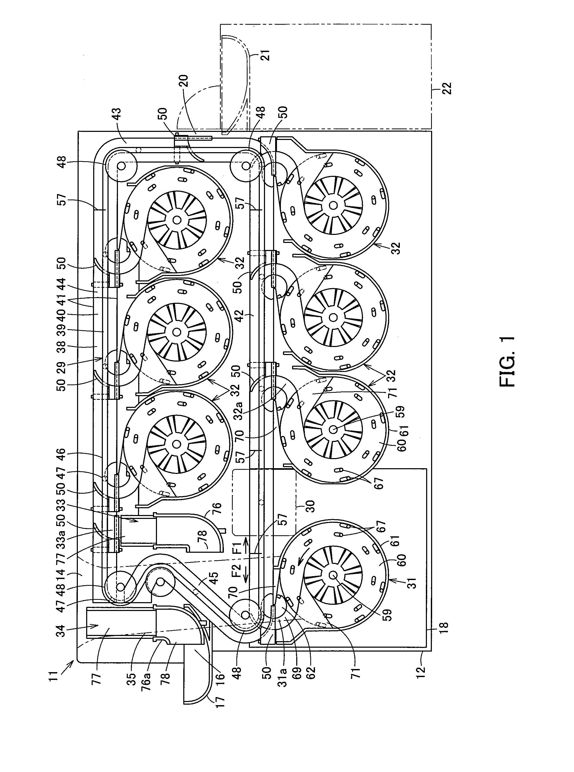 Coin depositing and dispensing machine