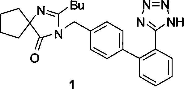 Method for synthesizing irbesartan and intermediate thereof