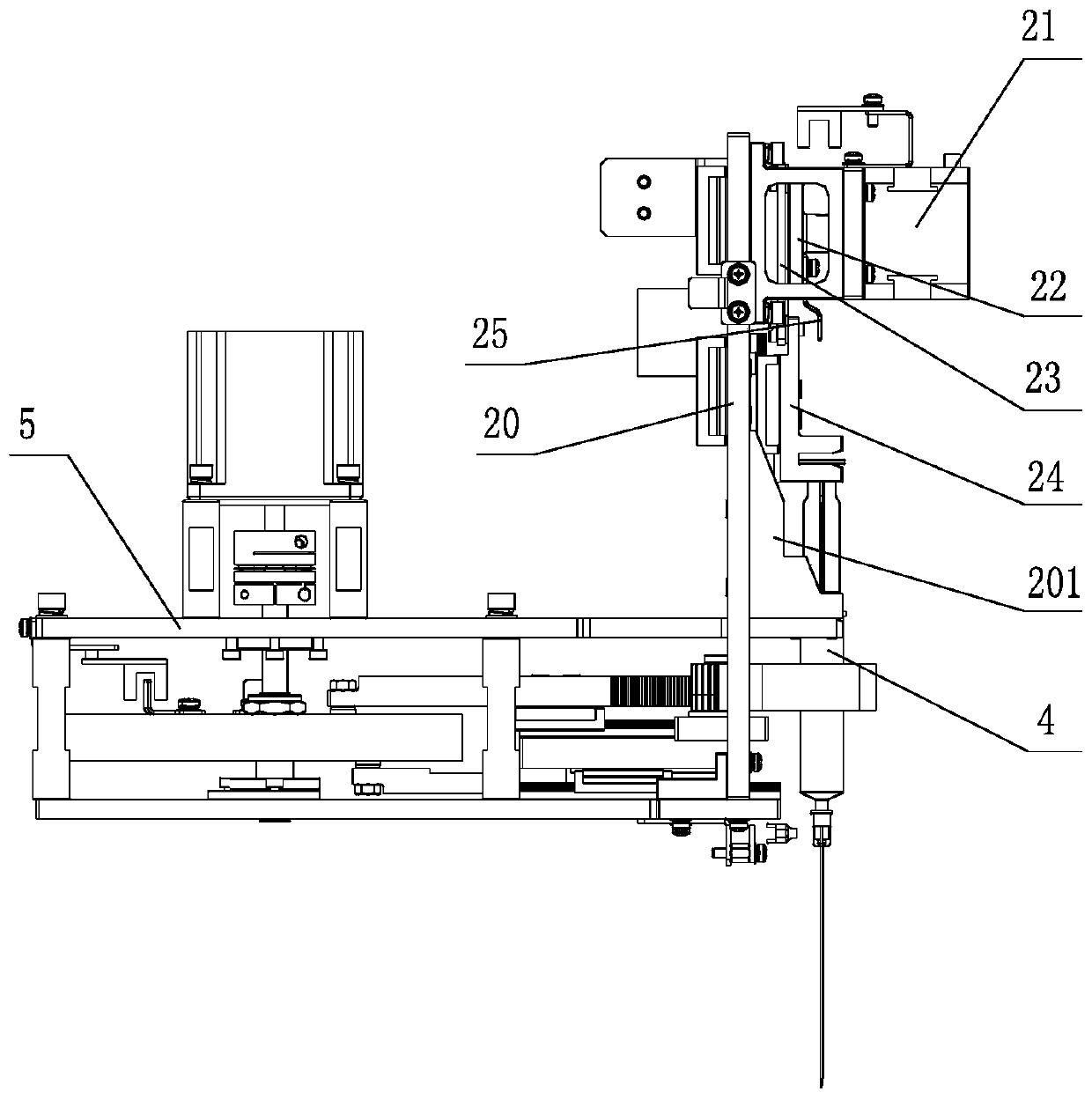 Sampler insertion device