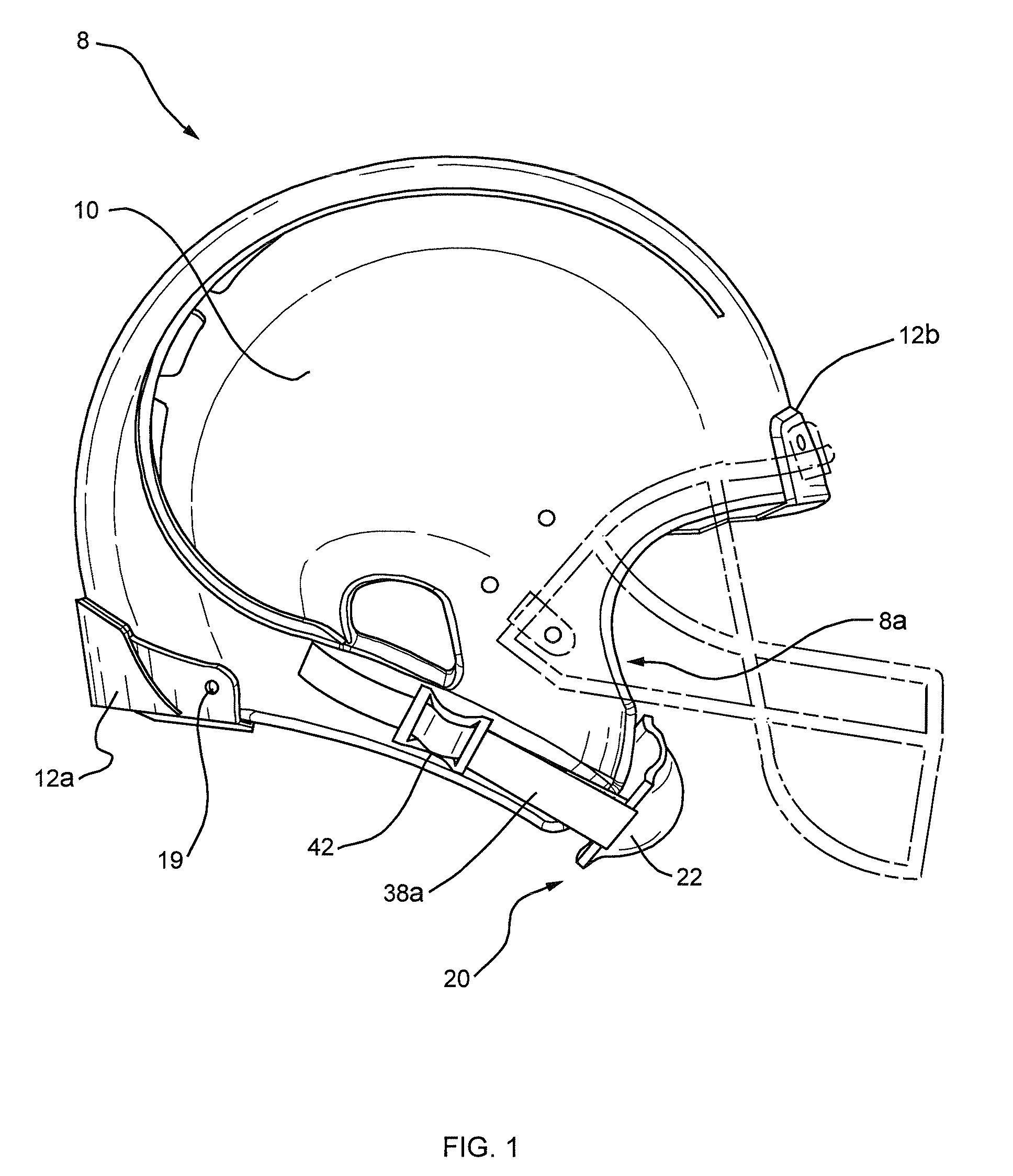 Headgear securement system