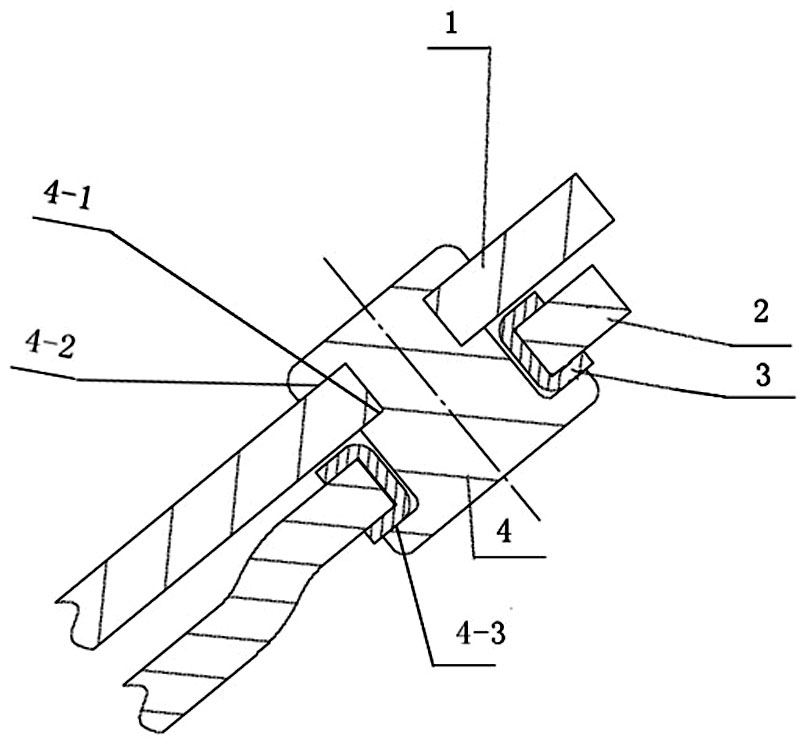 Automobile front cover hinge