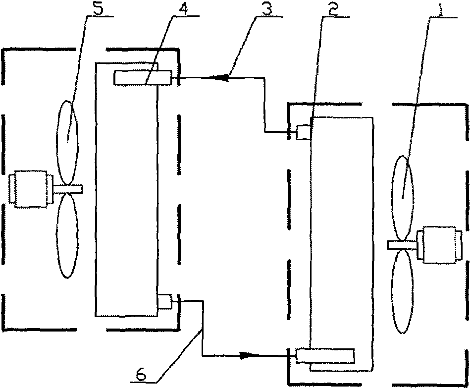 Separate combination type air heat regenerator