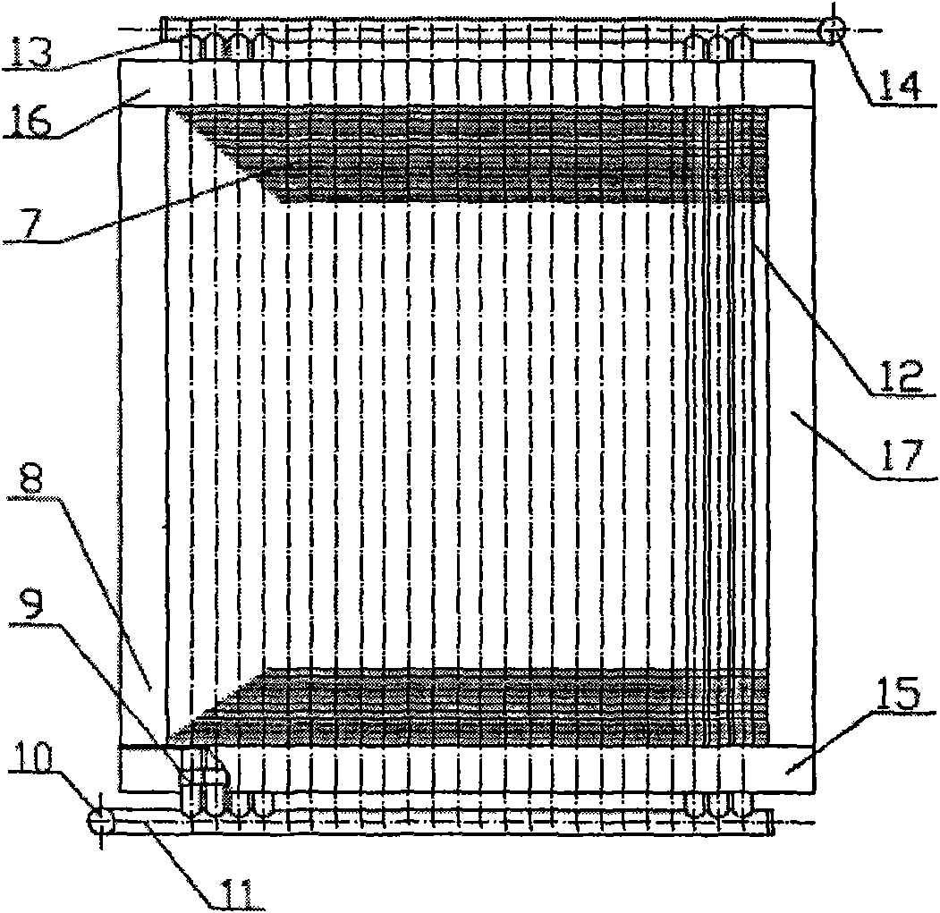 Separate combination type air heat regenerator