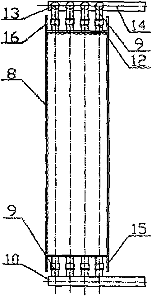 Separate combination type air heat regenerator