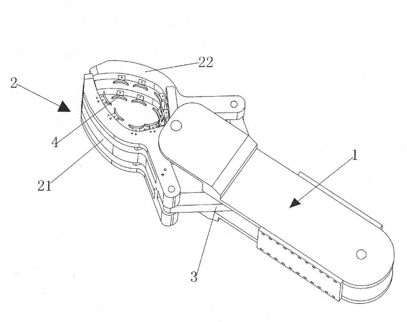 Multipoint mechanical hand for myriametre well drill