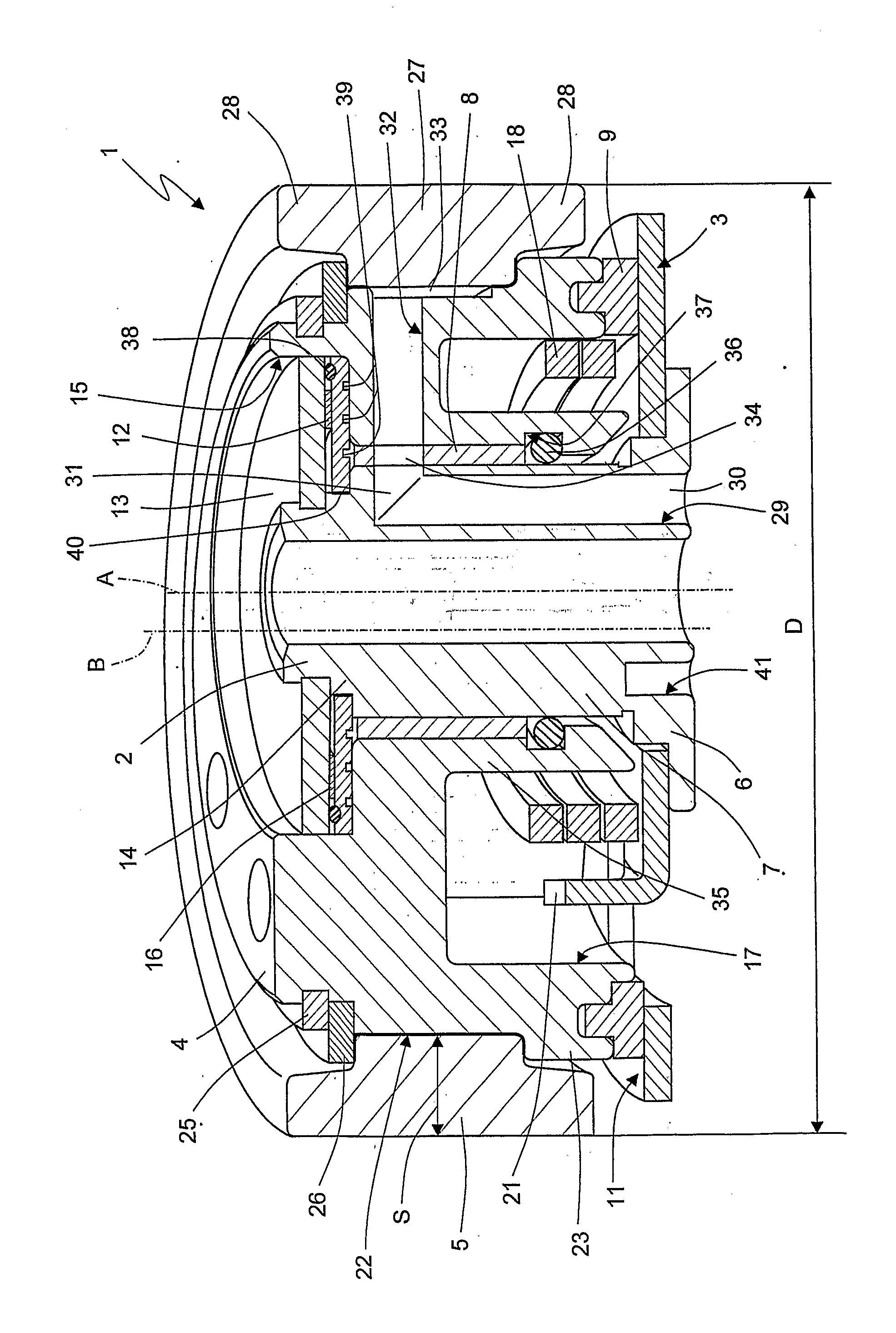 Pulley tensioner for an oil wet belt drive