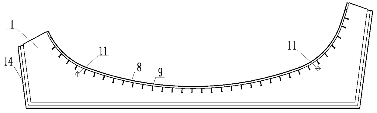 A prefabricated secondary lining structure for underground excavation tunnel and its construction method