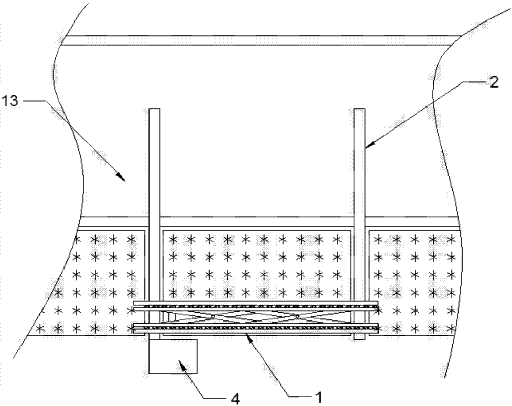 Green belt parking device