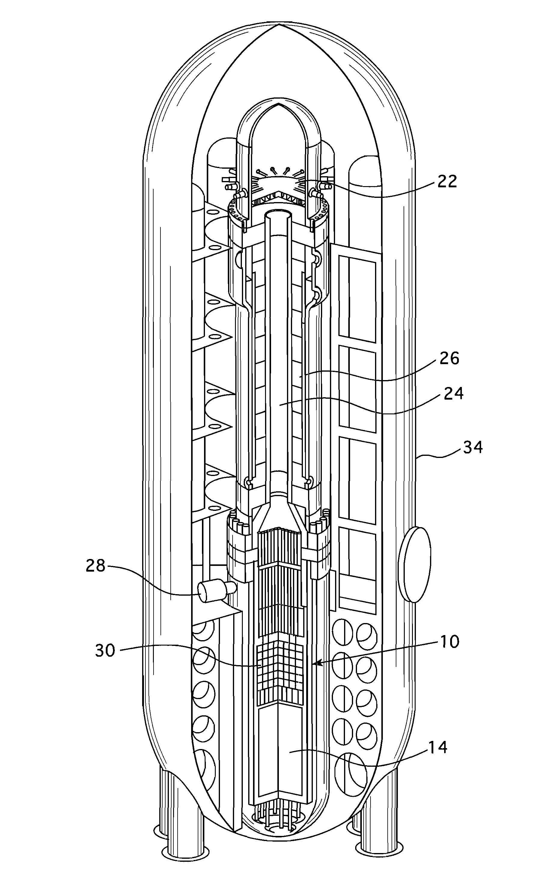 Pressurized water reactor compact steam generator