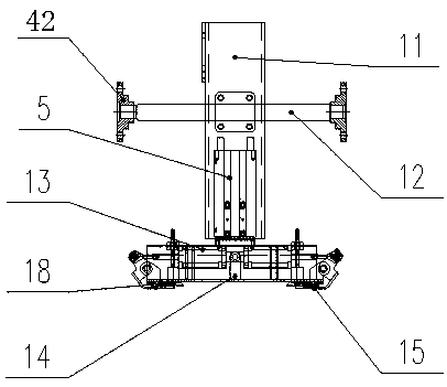 Anti-falling bag feeding mechanism