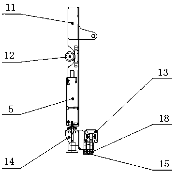 Anti-falling bag feeding mechanism