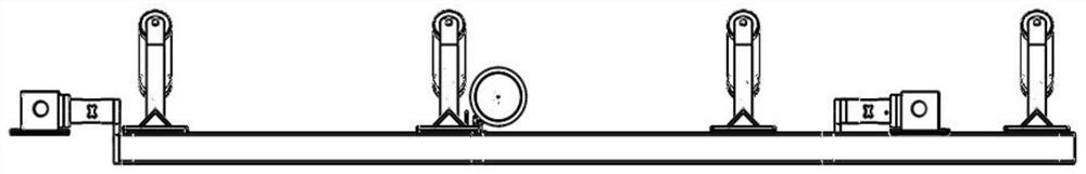 Three-fulcrum single-scale redundant electronic belt scale and working method