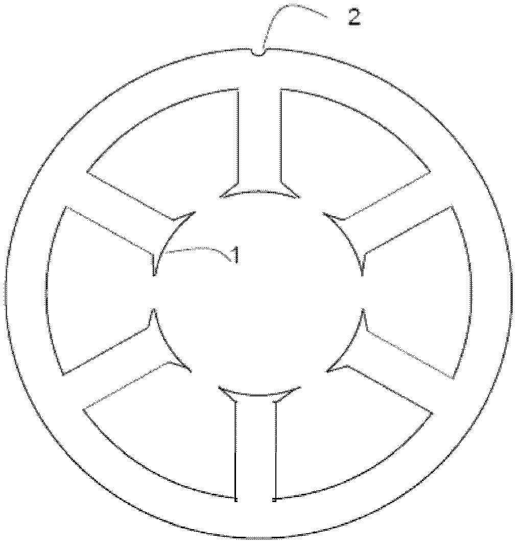 Protective box type amorphous, microcrystal or nano-crystal alloy stator core for motor and preparation method thereof