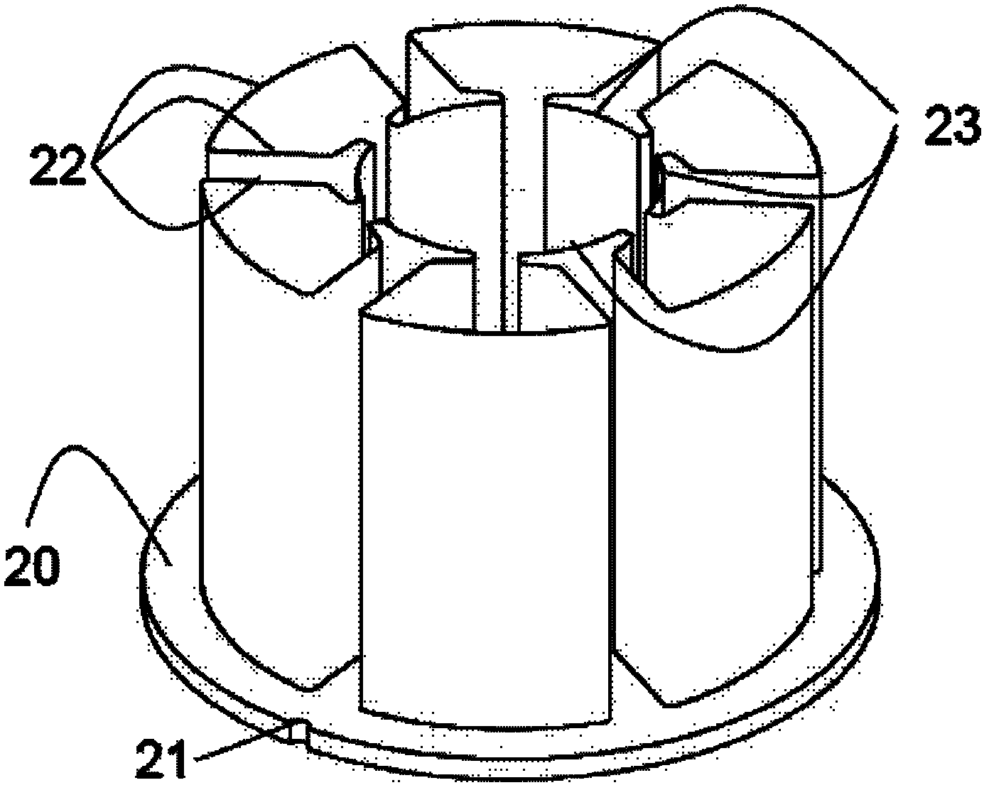 Protective box type amorphous, microcrystal or nano-crystal alloy stator core for motor and preparation method thereof