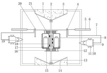 Fire extinguisher shaking-up device for fire protection