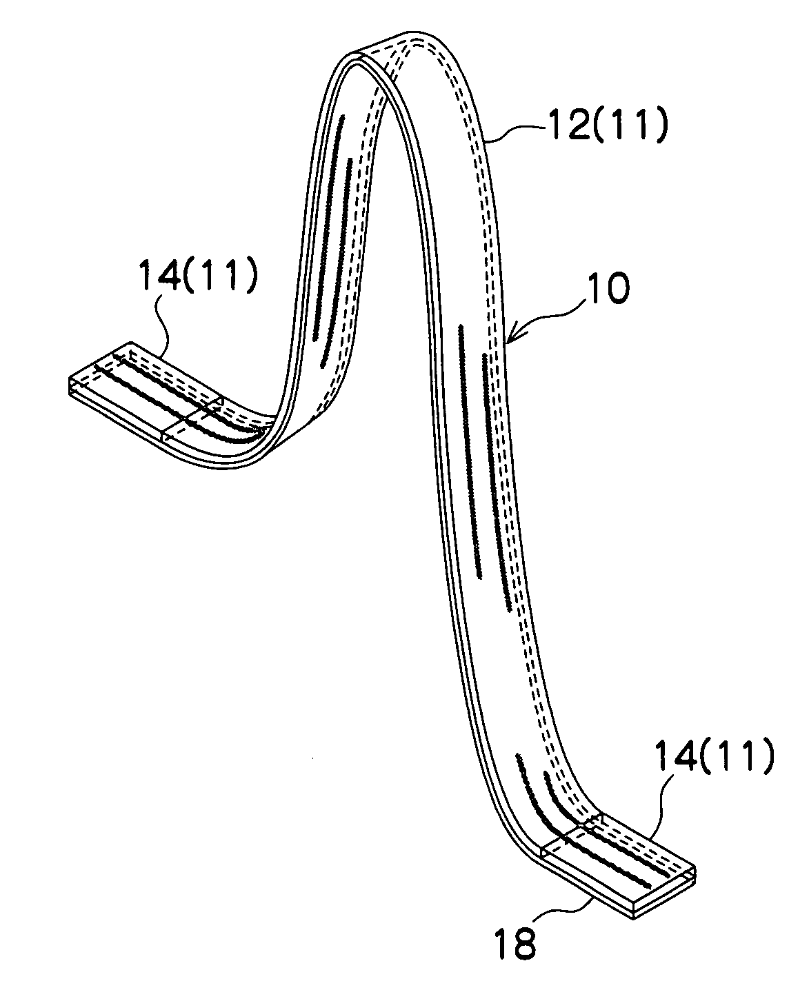 Flexible optical waveguide