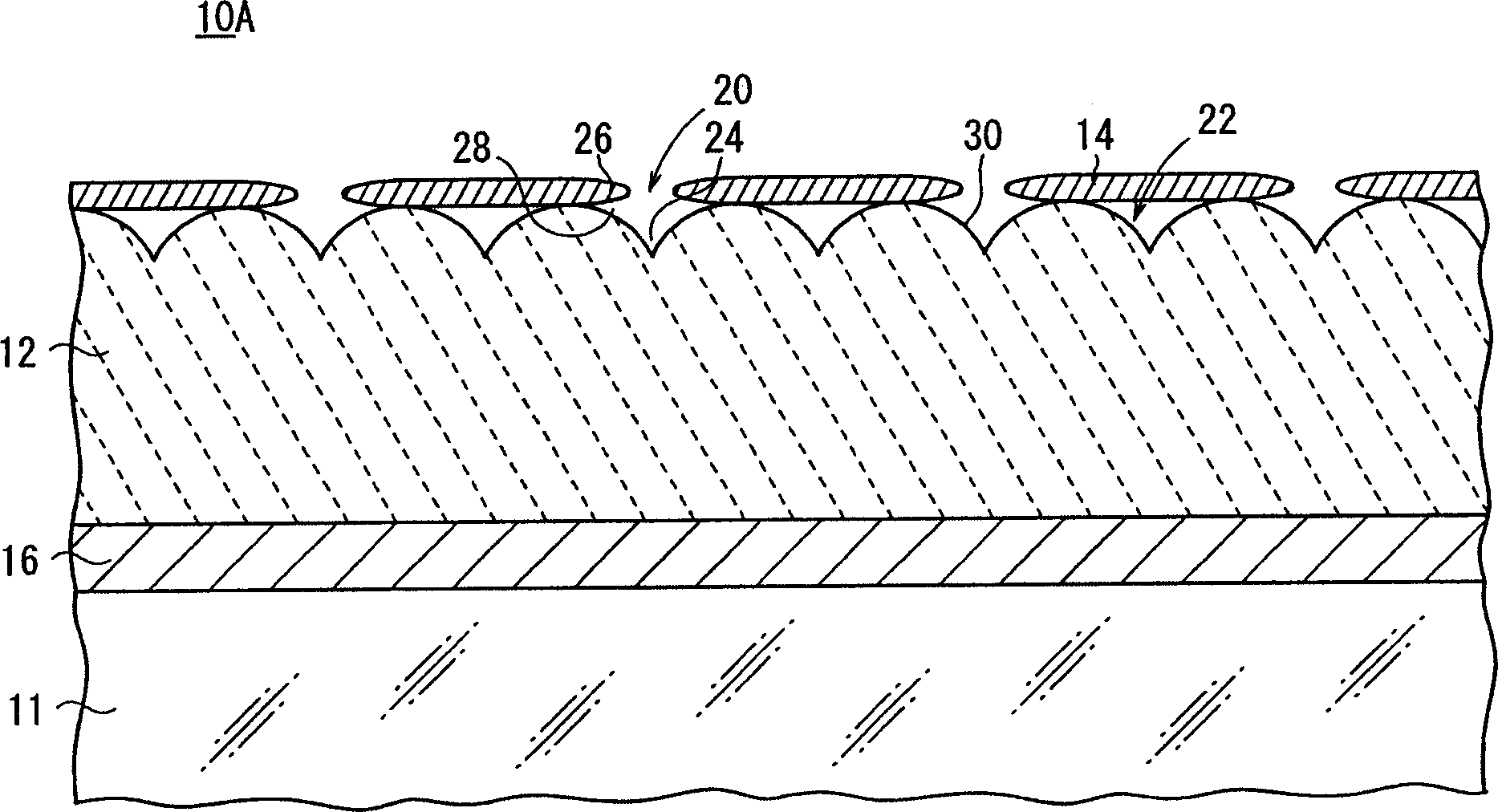 Electron emitting element, electron emitting device, display and light source