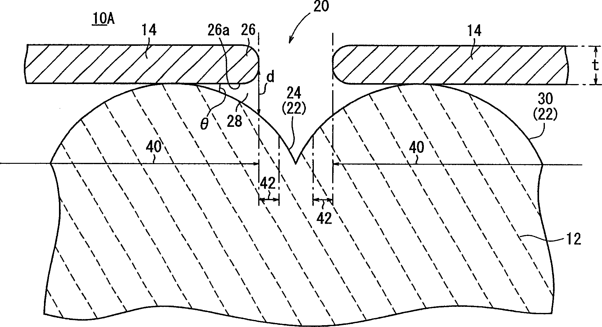 Electron emitting element, electron emitting device, display and light source