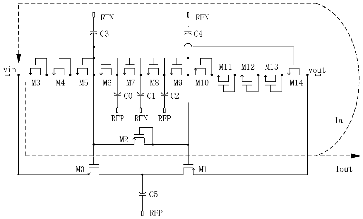 Rectifying unit based on fixed threshold elimination and differential voltage doubling, rectifier and RFID tag