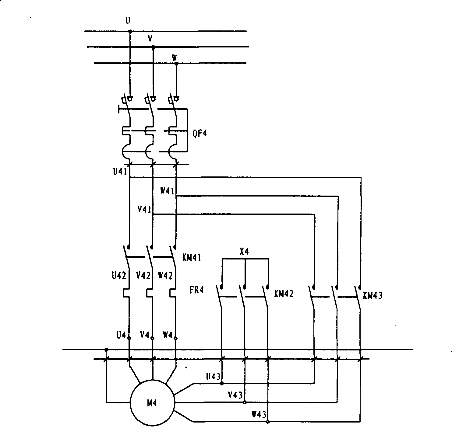 Motor matching control system for hydraulic machine