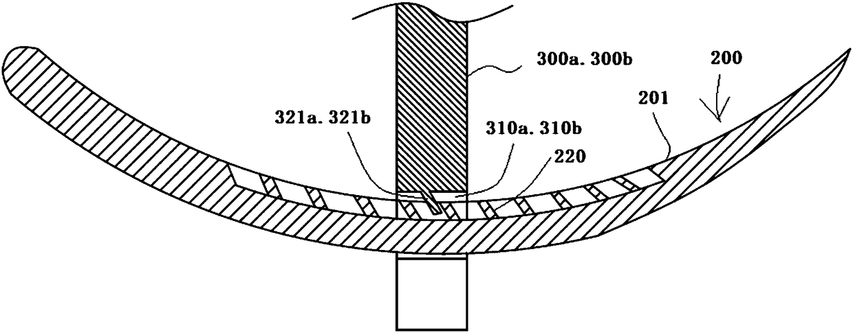 Portable needle-holding stitching device for cavity mirror