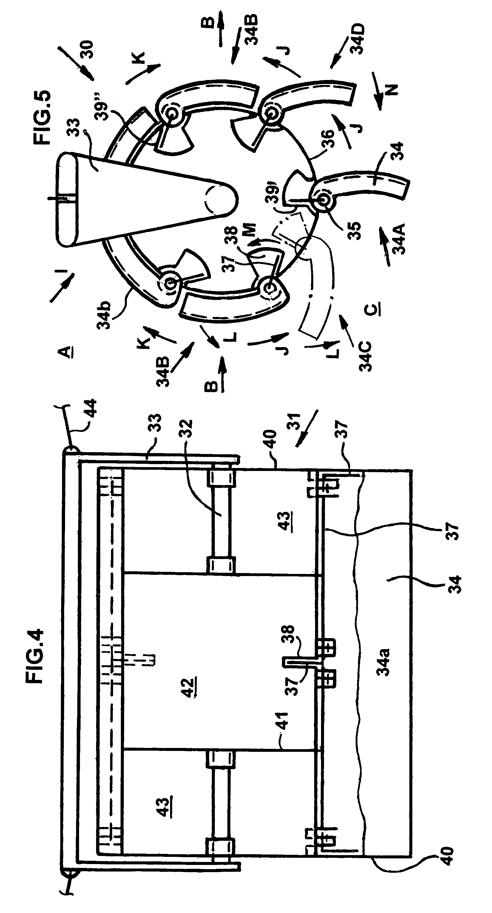 Apparatus for receiving and transferring kinetic energy from a flow and wave