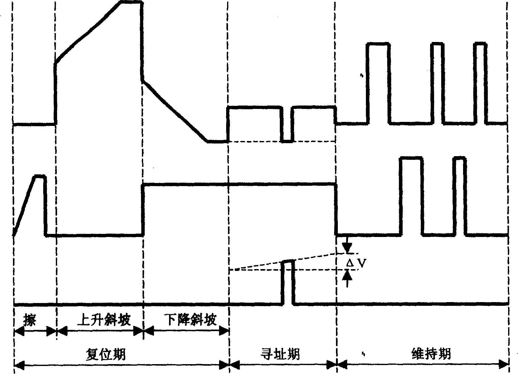 Drive method for three-electrode surface discharge type plasma display