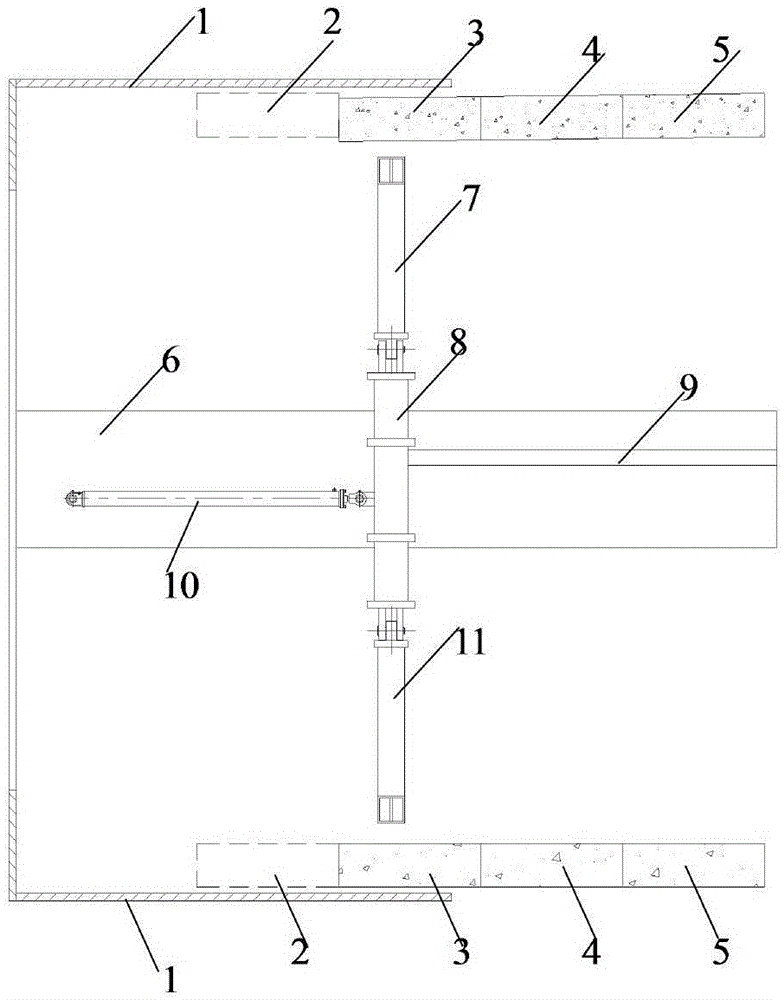 Rectangular shield tunnel lining-shaped rectification device and rectification method