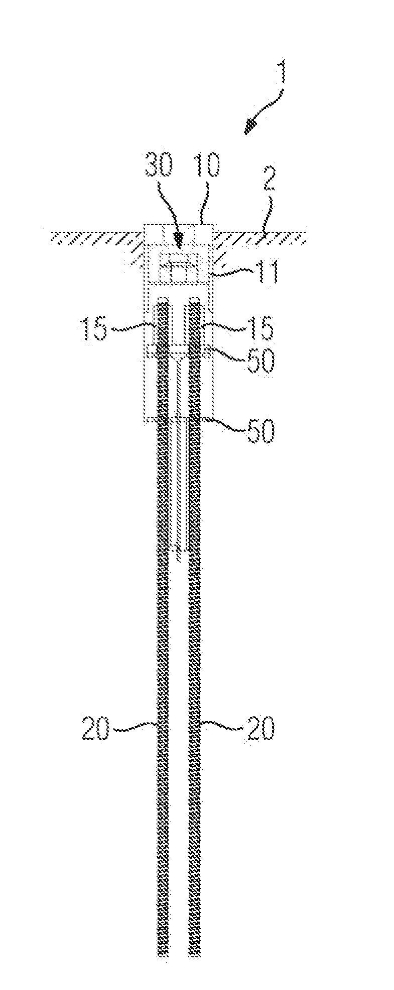 Foundation anchor for industrial-scale machines