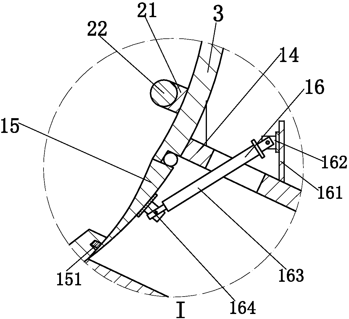 An automatic potato peeling and slicing machine