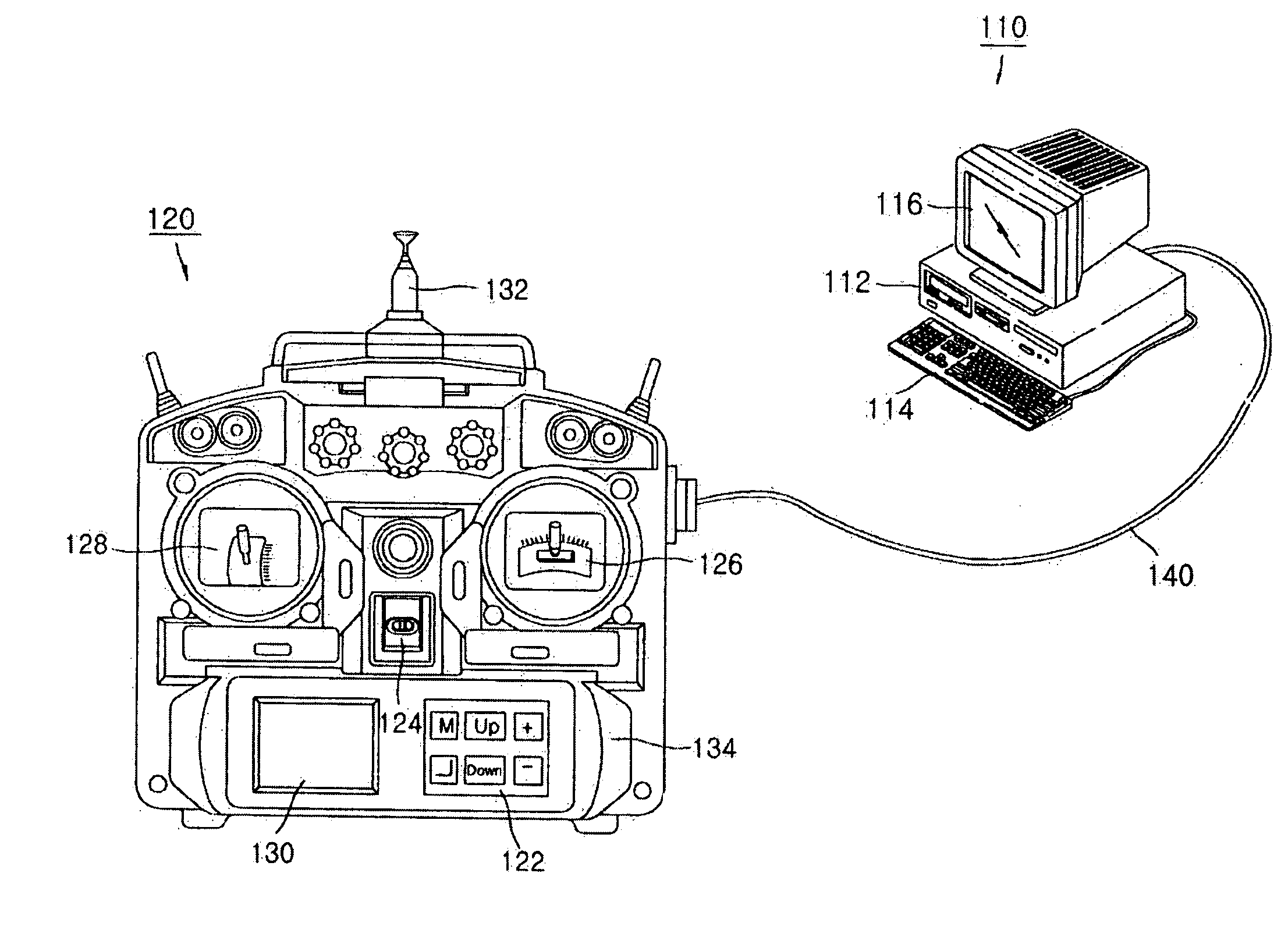 Dual-function remote controller capable of manipulating video game and method thereof