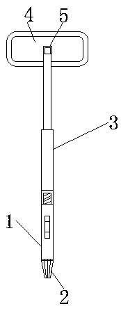 Intelligent teaching aid device for English teaching