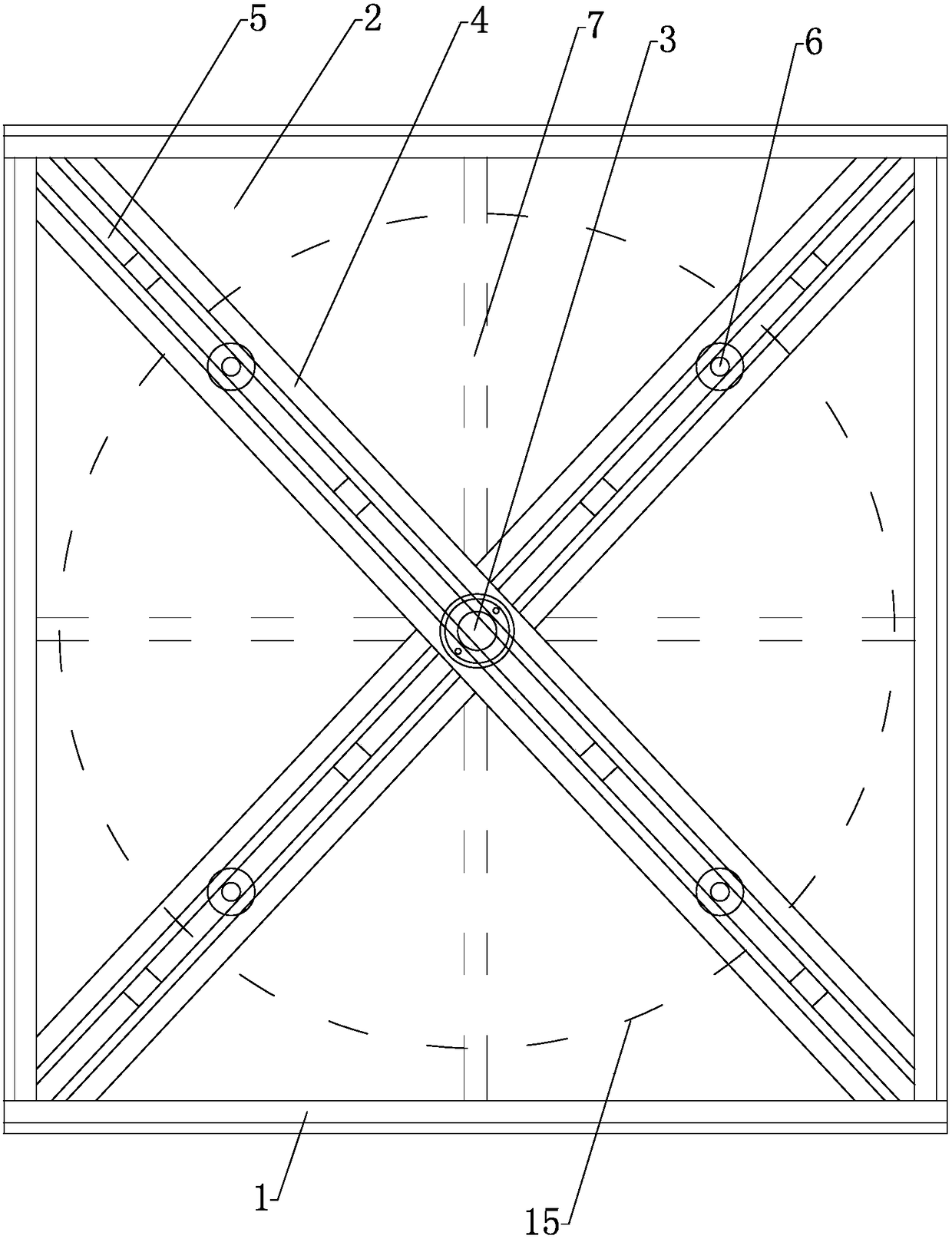 A movable turnaround protective device for pile holes