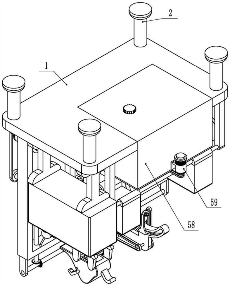 A wound cleaning, disinfection and dressing changing device for clinical nursing