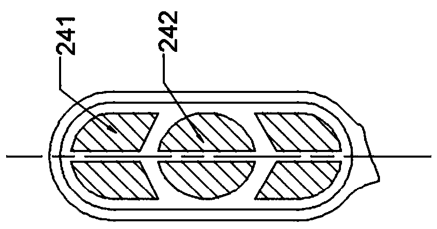 Integrally-formed toothbrush with artistic hole and without copper sheet