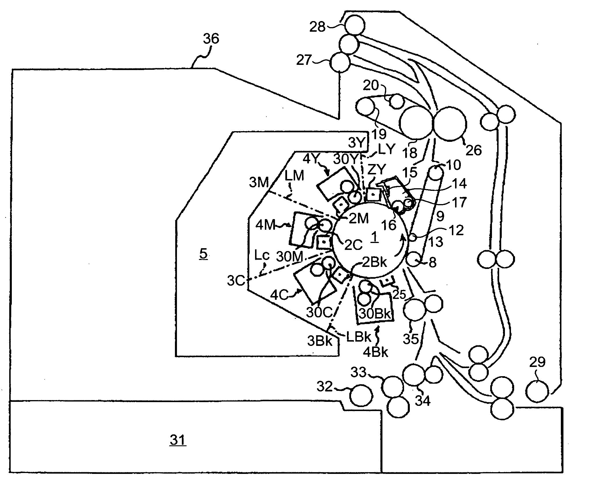 Driving device or image forming apparatus