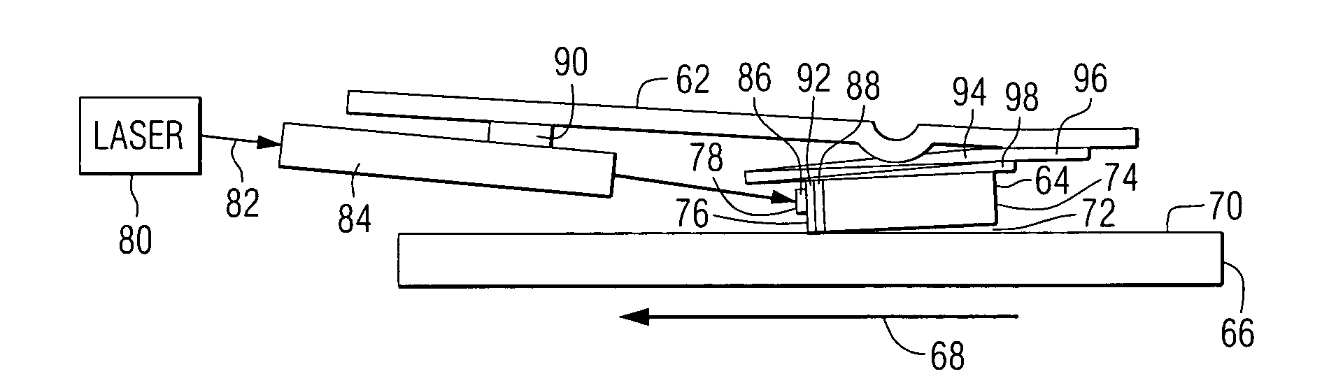 Light delivery technique for heat assisted magnetic recording head