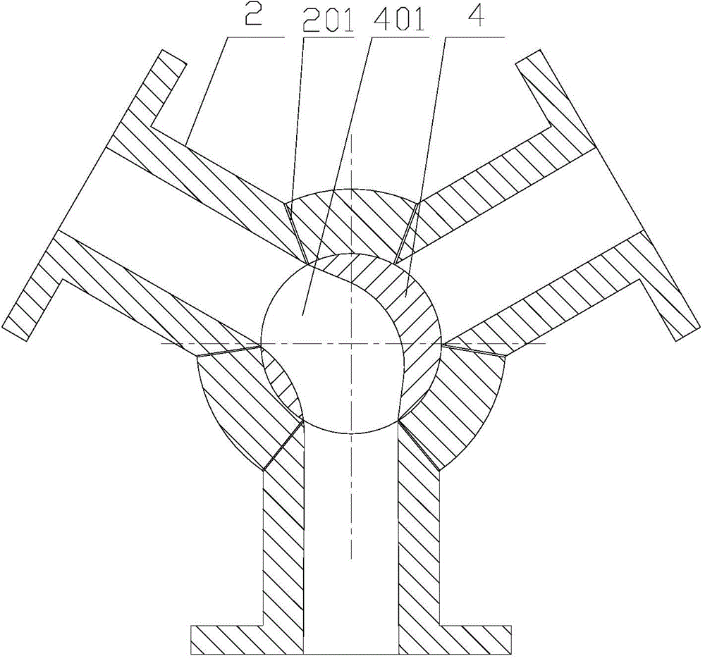 Tee reversing valve