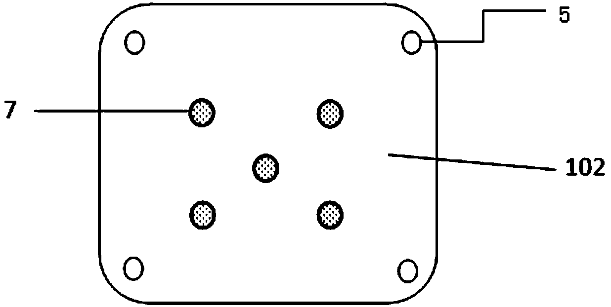 Real-time monitoring device and method for multifunctional corrosion in oil-water separation tank