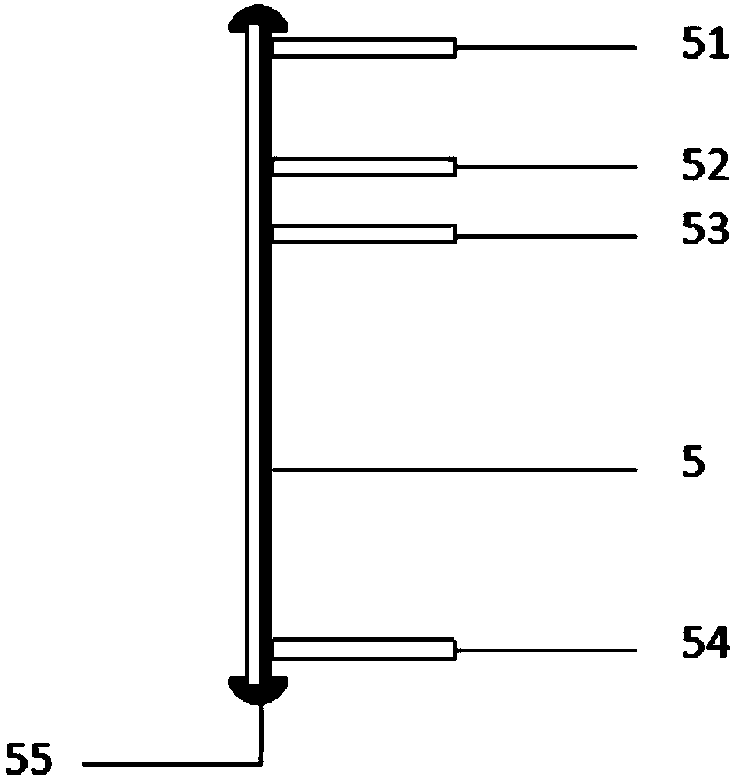 Real-time monitoring device and method for multifunctional corrosion in oil-water separation tank