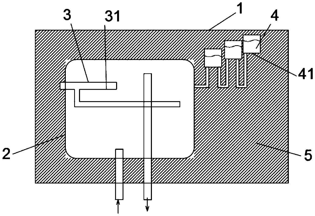 Square inner-container storage water heater