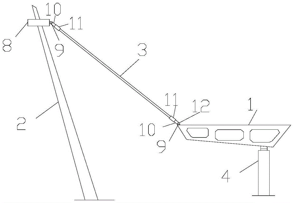 A ramp bridge structure and its construction method